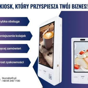 Kiosk gastronomiczny S4H – nowoczesna samoobsługa dla gastronomii.